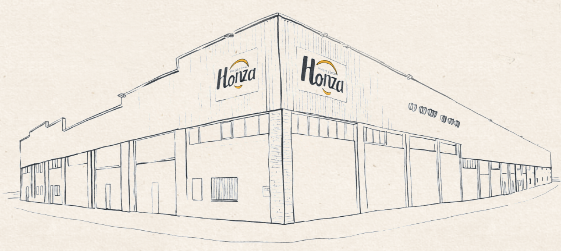 dessin de l'usine HONZA
